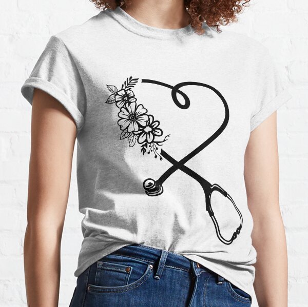 Stethoscope And Flowers Gifts Merchandise Redbubble