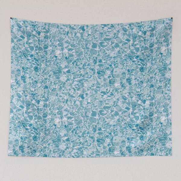Item preview, Aqua Blue Summer Swimming Pool Waves designed and sold by newburyboutique.