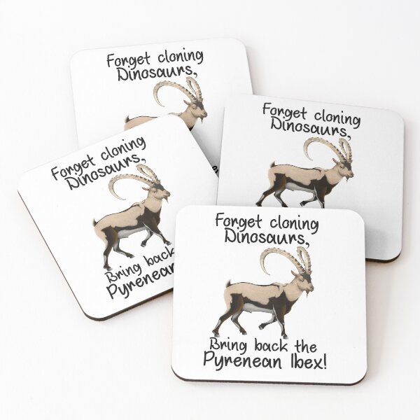 Item preview, Forget Cloning Dinosaurs, Bring Back the Ibex designed and sold by Kestrelle.