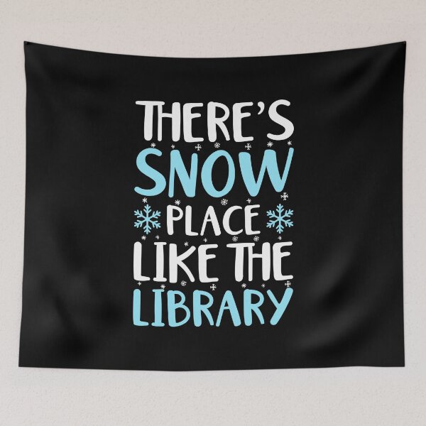 Item preview, Christmas School Librarian There’s Snow Place Like the Library Curator Gift for Bookworm Reading Lovers designed and sold by Shopnetro.