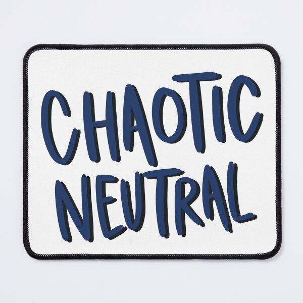 Item preview, Chaotic Neutral Alignment Handwritten  designed and sold by ladystromas.