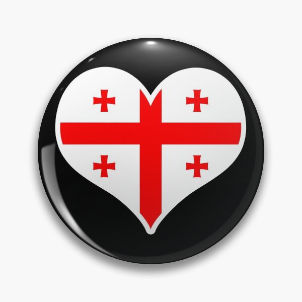 Item preview, Georgia Flag Heart designed and sold by PKHalford.