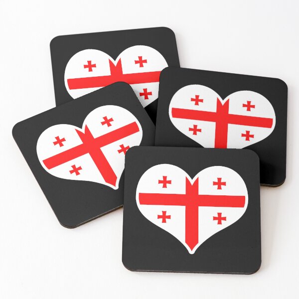 Item preview, Georgia Flag Heart designed and sold by PKHalford.