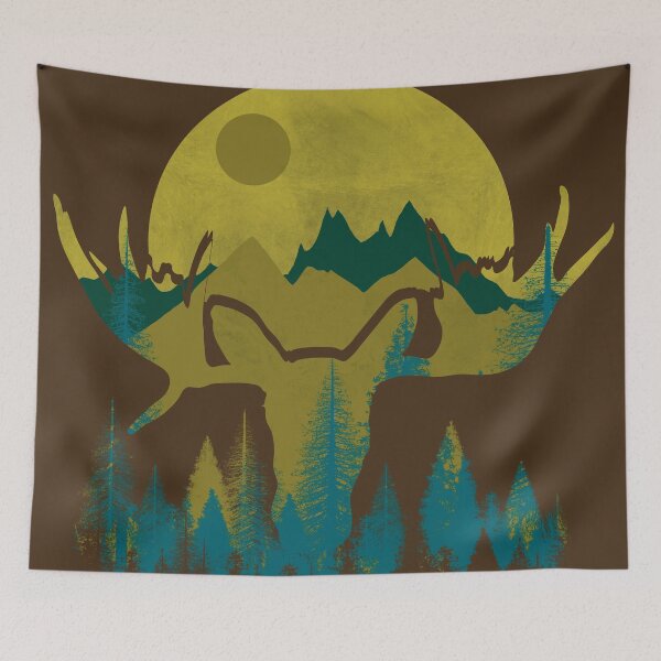 Item preview, Moose land designed and sold by cesartorresart.