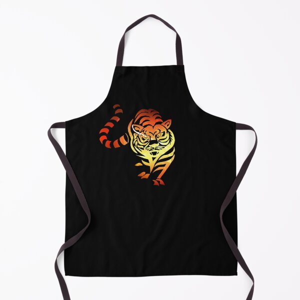 Item preview, 2022 Year of the Tiger Flaming Stalking Tiger designed and sold by Trinket-Trickster.