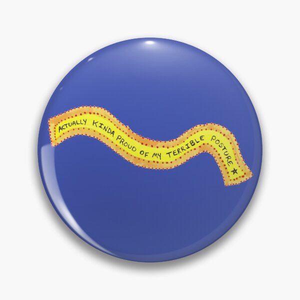 Item preview, Proud of my bad Posture ribbon designed and sold by SassySpike.