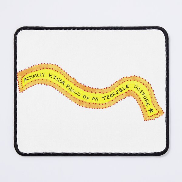 Item preview, Proud of my bad Posture ribbon designed and sold by SassySpike.