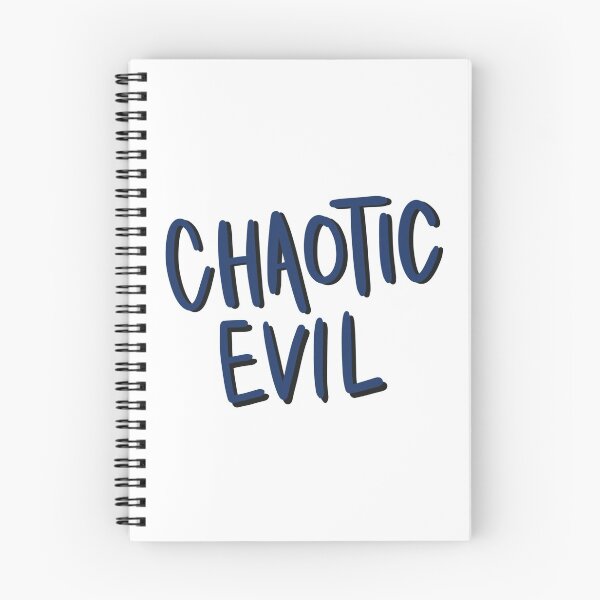 Item preview, Chaotic Evil Alignment Handwritten  designed and sold by ladystromas.