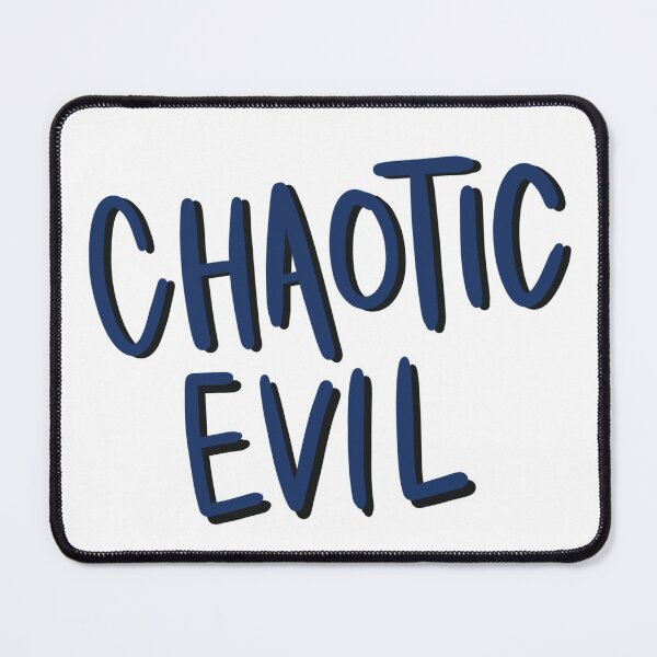 Item preview, Chaotic Evil Alignment Handwritten designed and sold by ladystromas.