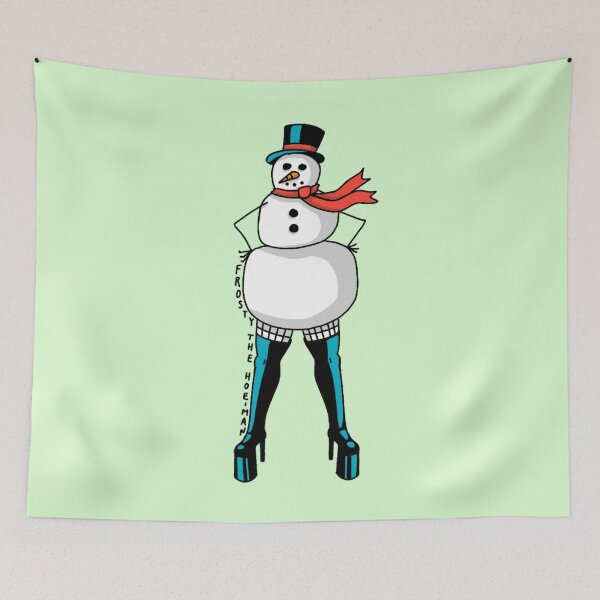 Item preview, Frosty the Hoe-man designed and sold by The Curly Redhead.