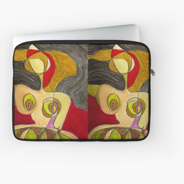 Woman and Nature Laptop Sleeve