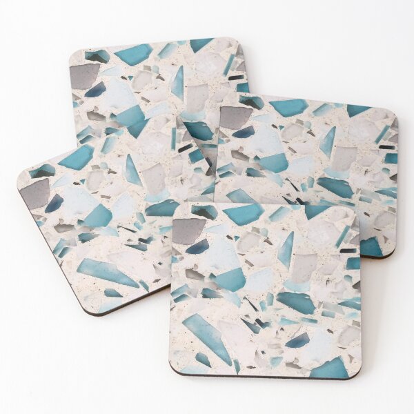 Item preview, Blue Terrazzo Seamless Tile designed and sold by Julie Erin Designs.
