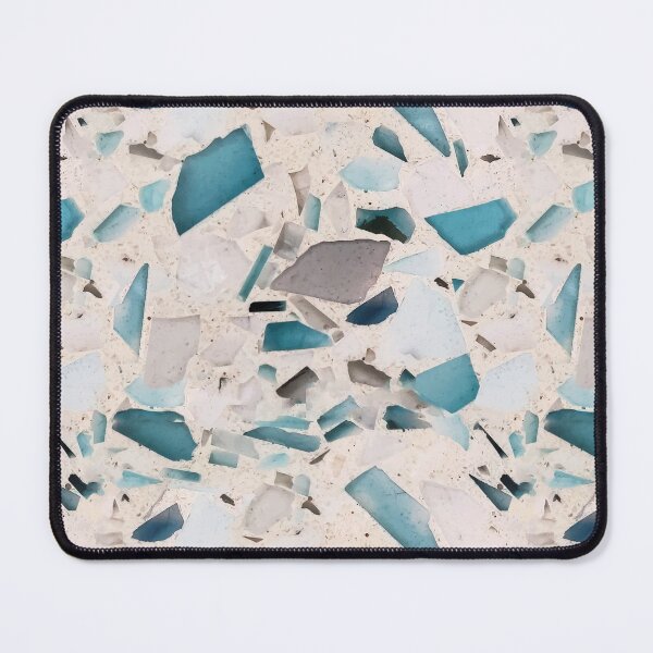 Item preview, Blue Terrazzo Seamless Tile designed and sold by Julie Erin Designs.