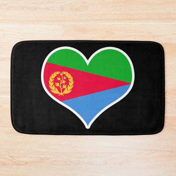 Item preview, Eritrea Flag Heart designed and sold by PKHalford.