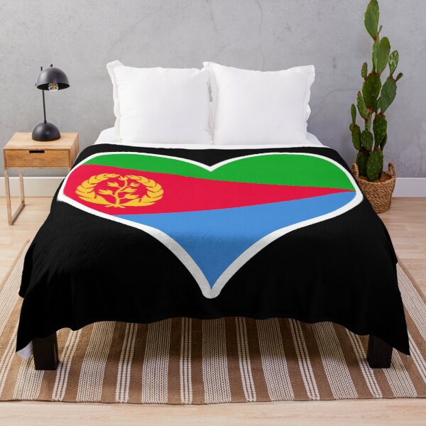 Item preview, Eritrea Flag Heart designed and sold by PKHalford.