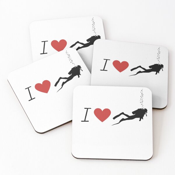 Item preview, I LOVE Scuba Diving designed and sold by Nostraw.