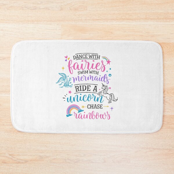 Item preview, dance with FAIRIES ,swim with MERMAIDS,ride a UNICORN, chase RAINBOWS designed and sold by ikrame-shop.