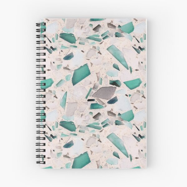 Item preview, Teal Green Terrazzo Seamless Tile designed and sold by Julie Erin Designs.
