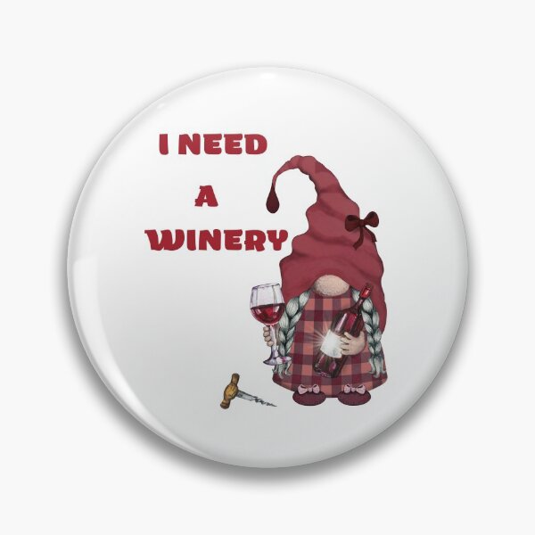 Item preview, Funny Gnome I Need A Winery Wine designed and sold by Sweet-A-Dsignz.