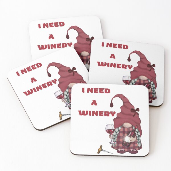 Item preview, Funny Gnome I Need A Winery Wine designed and sold by Sweet-A-Dsignz.