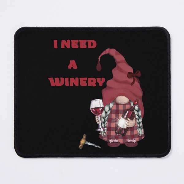 Item preview, Funny Gnome I Need A Winery Wine designed and sold by Sweet-A-Dsignz.
