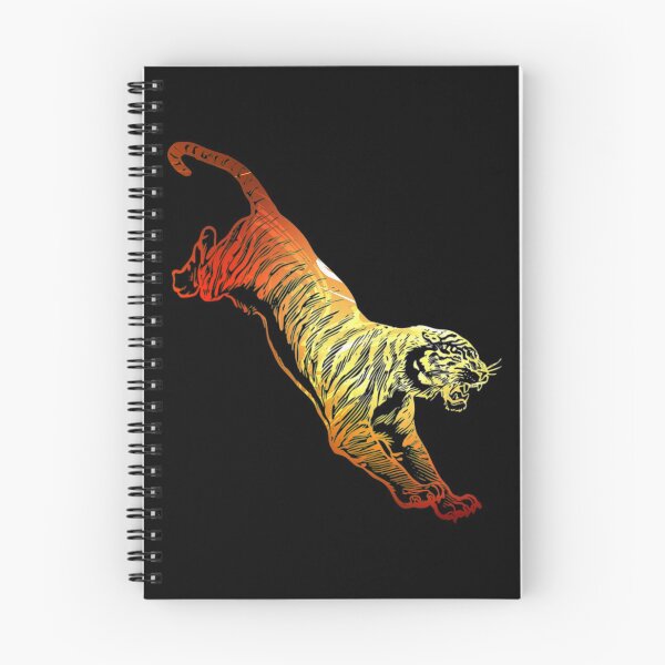 Item preview, 2022 Year of the Tiger - Flaming Leaping Tiger designed and sold by Trinket-Trickster.
