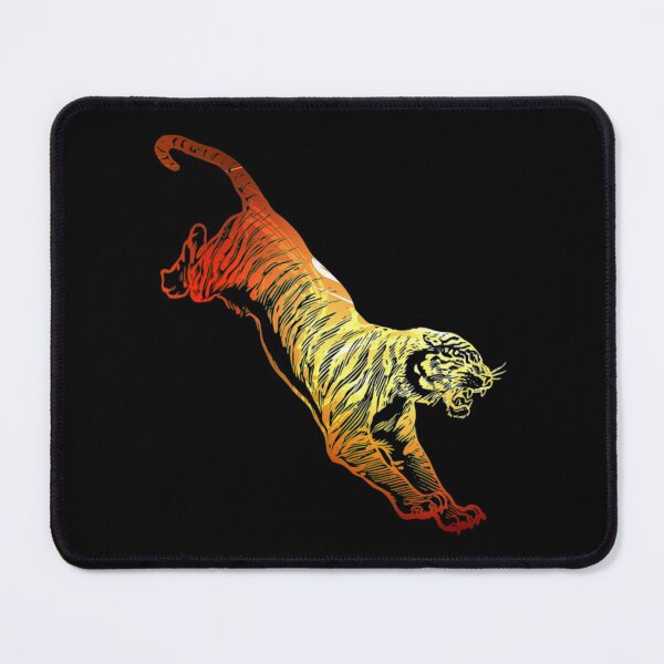 Item preview, 2022 Year of the Tiger - Flaming Leaping Tiger designed and sold by Trinket-Trickster.