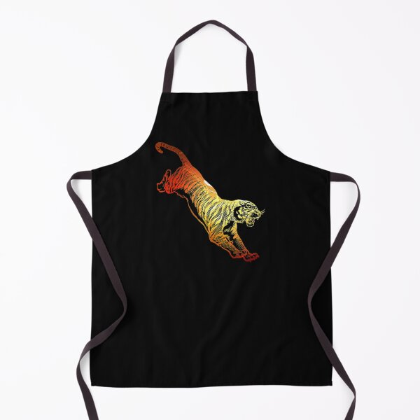 Item preview, 2022 Year of the Tiger - Flaming Leaping Tiger designed and sold by Trinket-Trickster.