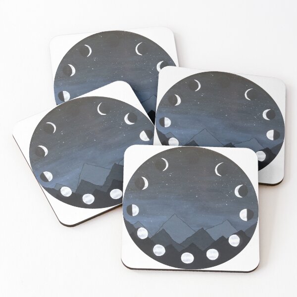 Item preview, "Phases of Time" Moon Art designed and sold by wildlotusmedia.