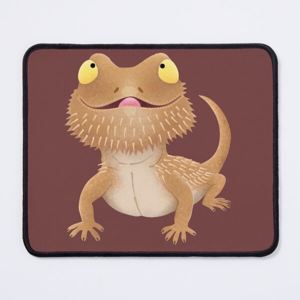 Item preview, Cute funny bearded dragon lizard cartoon designed and sold by FrogFactory.