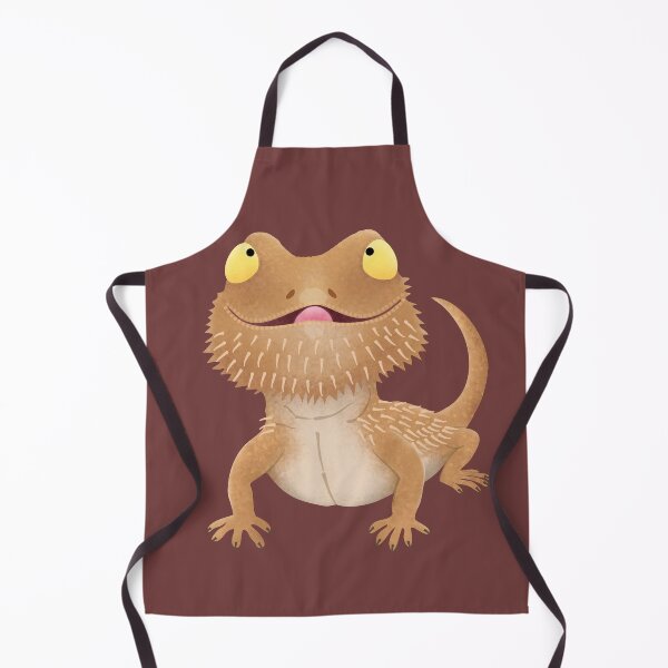 Item preview, Cute funny bearded dragon lizard cartoon designed and sold by FrogFactory.