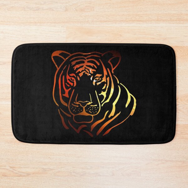 Item preview, 2022 Year of the Tiger - Flaming Tiger Stripe Head designed and sold by Trinket-Trickster.
