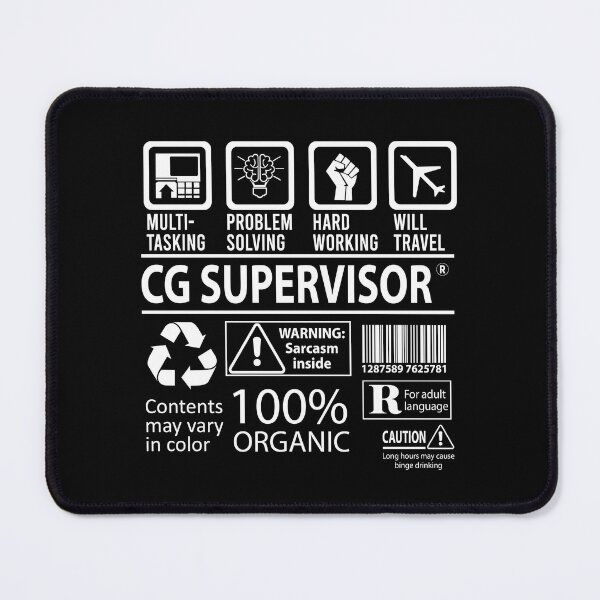 Item preview, Cg Supervisor T Shirt - MultiTasking Certified Job Gift Item Tee designed and sold by killingworthhi.