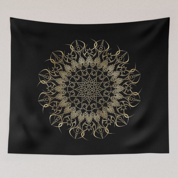 Item preview, Mandala of the Watcher - Golden designed and sold by GrondinDesigns.