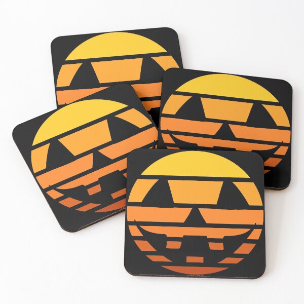 Item preview, Jack-O-Lantern Retro Sunset designed and sold by JanGrackle.