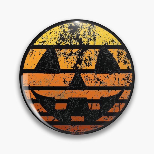 Item preview, Jack-O-Lantern Retro Sunset (Distressed Version) designed and sold by JanGrackle.