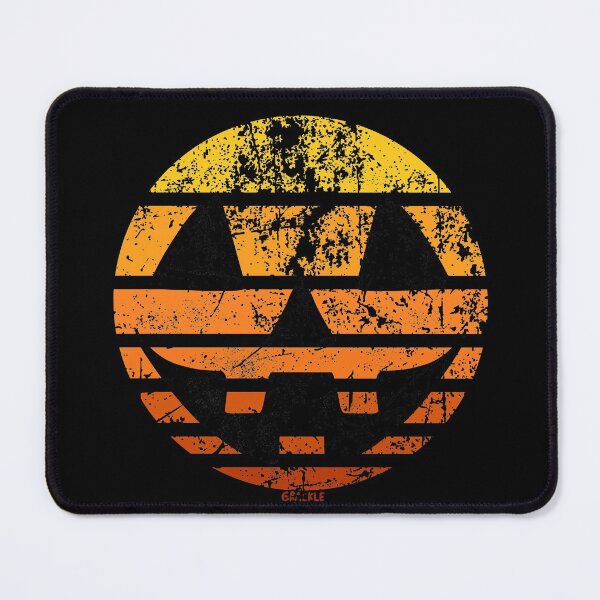 Item preview, Jack-O-Lantern Retro Sunset (Distressed Version) designed and sold by JanGrackle.