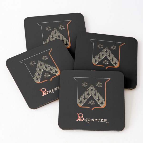 Item preview, Brewster Family Coat of Arms designed and sold by Heraldica.