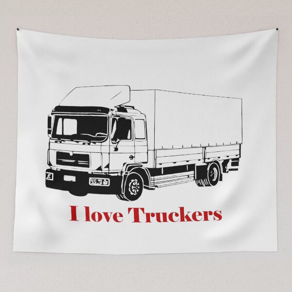 Item preview, I love Truckers designed and sold by MTmix.