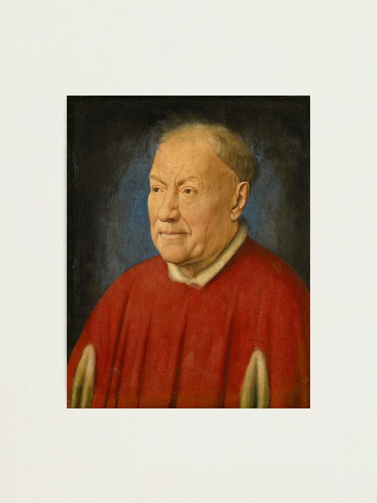 "Jan Van Eyck - Portrait Of Cardinal Niccolò Albergati" Photographic ...