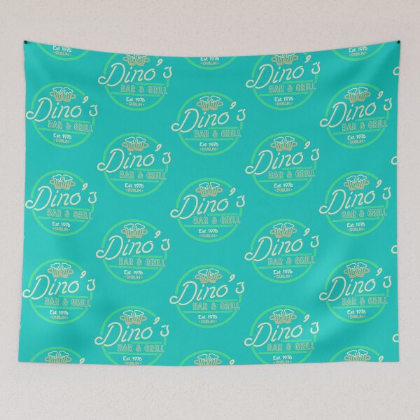 Item preview, Dino_amp_s Bar And Grill designed and sold by Valliantify.
