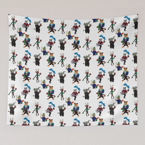 Item preview, Asian Wildlife Christmas Shopping designed and sold by Brooksie Fontaine.