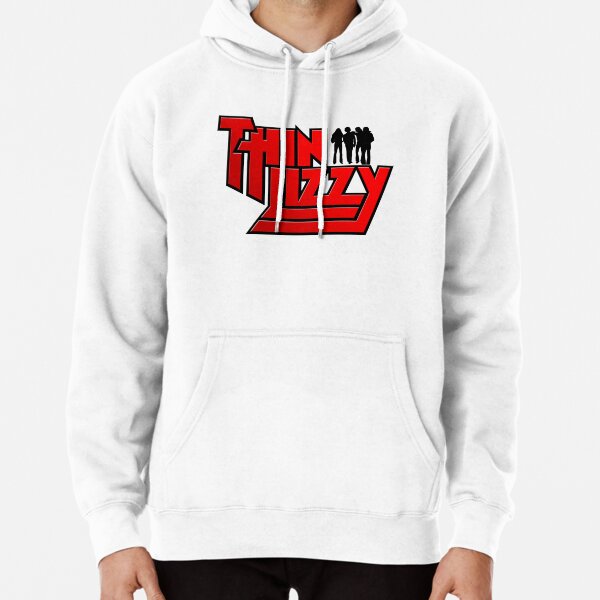 YCR4FC Womens Thin Lizzy Logo Pullover Hoodie Hooded Sweatshirt 