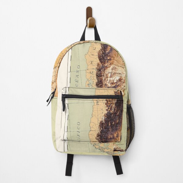 Item preview, 1909 Argentina Relief Map digitally-rendered designed and sold by ThinkAboutMaps.