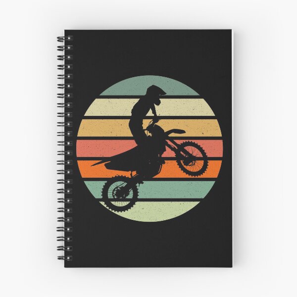 Item preview, Vintage Motocross Dirt Bike Silhouette Retro Dirt Bike designed and sold by NoSpecialShop.
