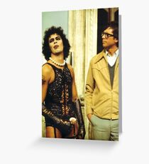 Frank N Furter x Brad Greeting Card