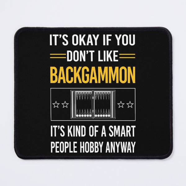 Item preview, Funny Smart People Backgammon designed and sold by fatherbarliman.
