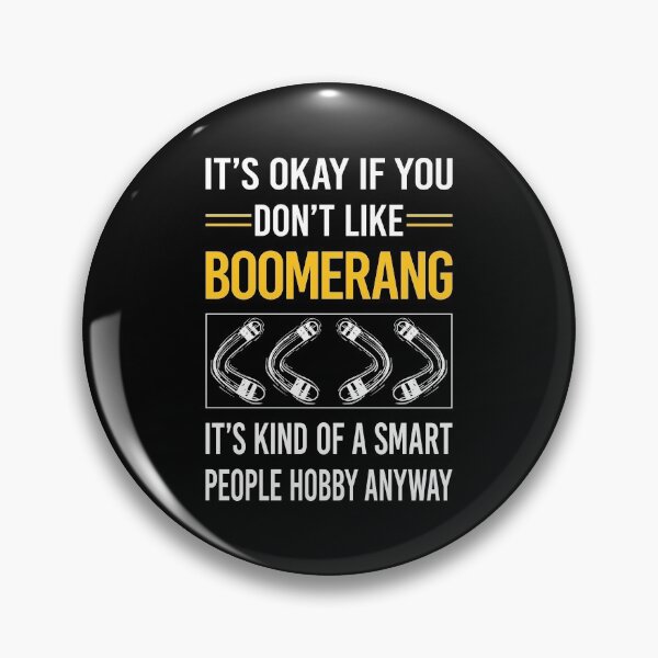Item preview, Funny Smart People Boomerang designed and sold by fatherbarliman.