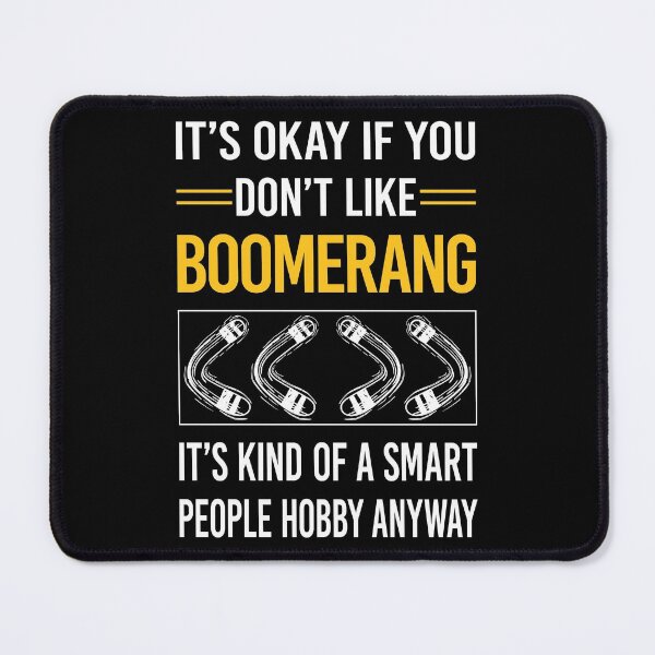 Item preview, Funny Smart People Boomerang designed and sold by fatherbarliman.