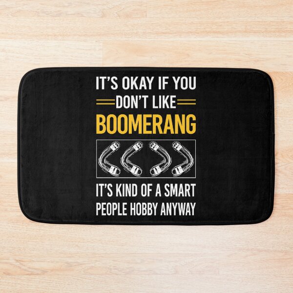 Item preview, Funny Smart People Boomerang designed and sold by fatherbarliman.